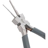 The Beadsmith Micro Wire Looping Pliers | Create 6 Sizes (Ranging 1-4mm) of Loops &amp; Jump Rings, 5.5" long (140mm), Polished Steel Head &amp; PVC Comfort Handle