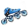 WXHC Professional Inline Speed Skates, 4 Wheels Carbon Fiber Skating Shoes Single Row Roller Skates,High Performance Speed Straight Skate Outdoor Inline Skate for Adult Children Unisex