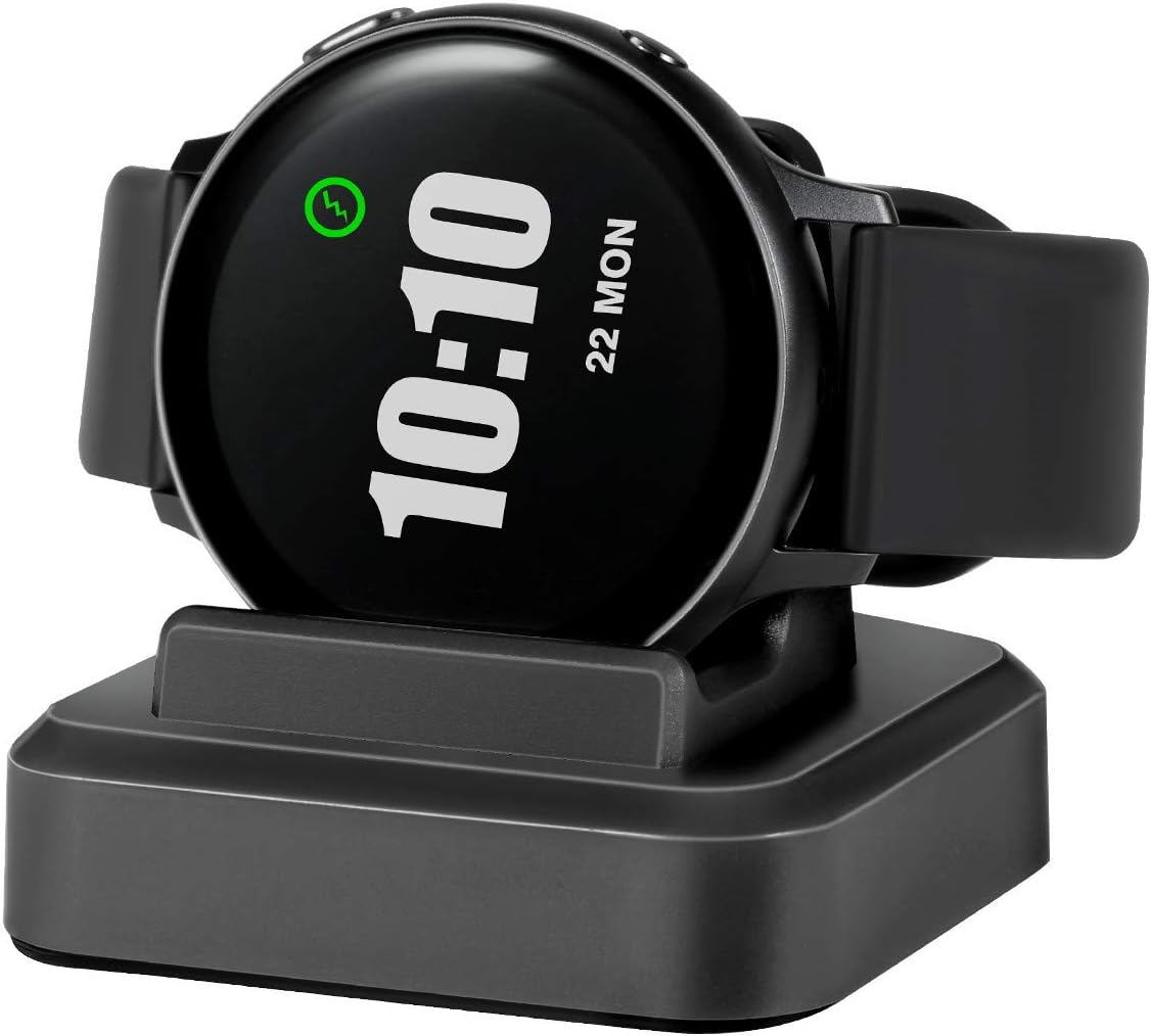 Amazon Com Wireless Charging Dock Replacement Charger For Samsung Galaxy Watch Active 40mm Sm R500n Active2 40mm Sm R830 44mm Sm R820 Black Home Audio Theater