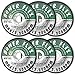4-1/2 Inch x 1/4 Inch x 7/8 Inch - 6 PACK - PREMIUM GRINDING WHEELS for Grinders - Aggressive Aluminum Oxide Grain for Grinding all Ferrous Metals/Stainless Steel, Depressed Center