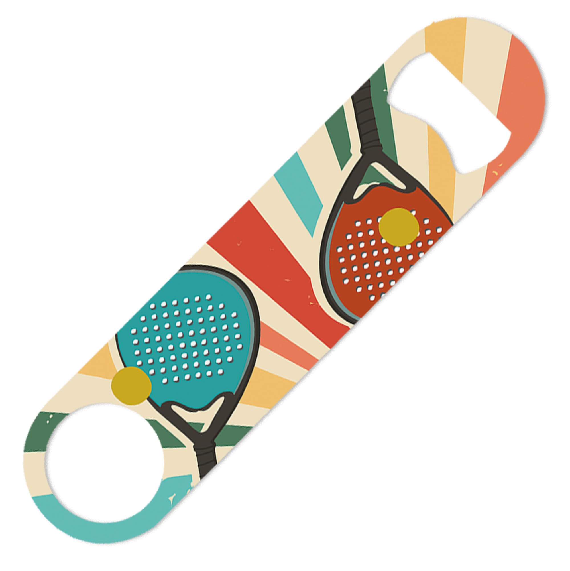 Sports Themed Bottle Opener from Mustard and Gray (Paddle Ball)