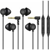 Hearprotek Sleep Earbuds, 2 Pairs Soft Comfortable in-Ear Earphones with Mic-Low Profile Noise Reduction Headphones for Sleeping on Side, Yoga, Travel