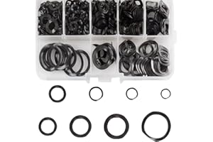 Beenlen 550 Pcs Carbon Steel Spring Wave Washer Gasket Assortment Kit, 8 Sizes Wave Gasket Assortment Kits- M3 M4 M5 M6 M8 M1
