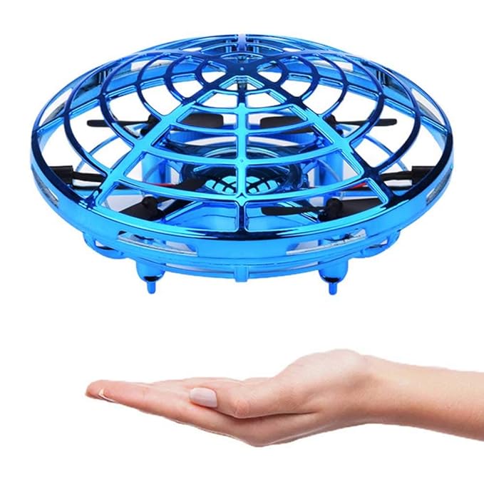 Mini Drohne für Kinder und Anfänger UFO RC Drone Quadrocopter Spielzeug Geschenk Gift wiederaufladbar Pocket Drohne mit LED-L