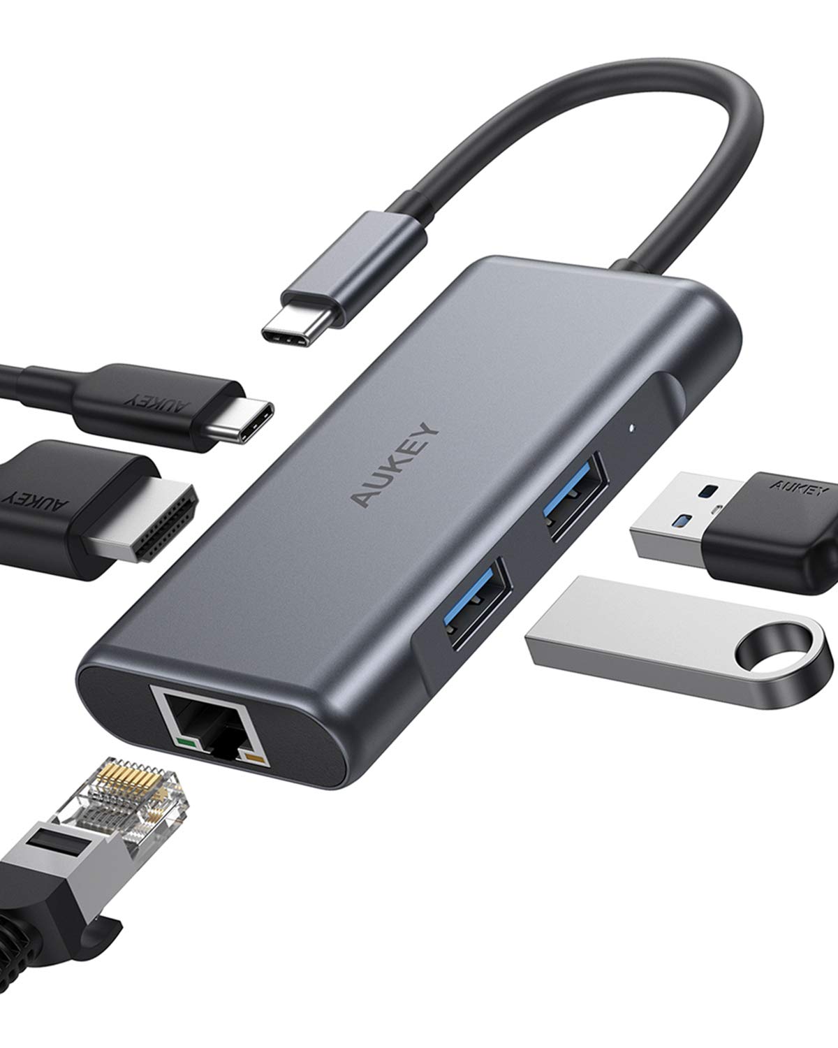AUKEY Ethernet Delivery Charging Chromebook