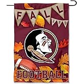 Florida State Seminoles Fall Leaves Football Season Garden Yard Flag
