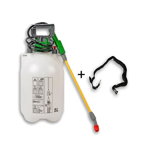 HSM 1 x Drucksprüher Gartenspritze Unkrautvernichter Druckspritze Pumpsprüher 5 L