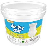 REALART Air Dry Clay for Adults (5lb Bucket White) Air Dry Clay Tools