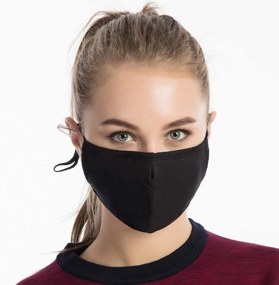 Somntop Activated Carbon Replaceable Filter with 1pcs Cotton Smoke Exhaust Gas Pollen Allergy Pollution Anti Dust Breathing Reusable Washable