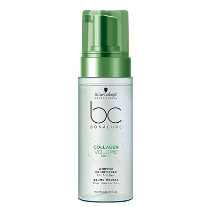 Schwarzkopf Professional Bc Collagen Volume Boost Whipped Conditioner, Green, 150 ml
