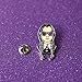 TeesAndTankYou Wednesday Addams Enamel Pin Halloween Pin