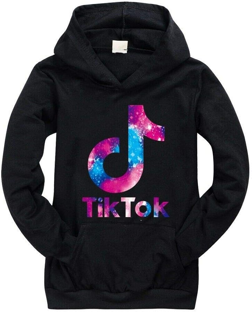 TIK Tok Hoodies Pullower Casual Long Sleeve Jumper Sweater Tops Amazon