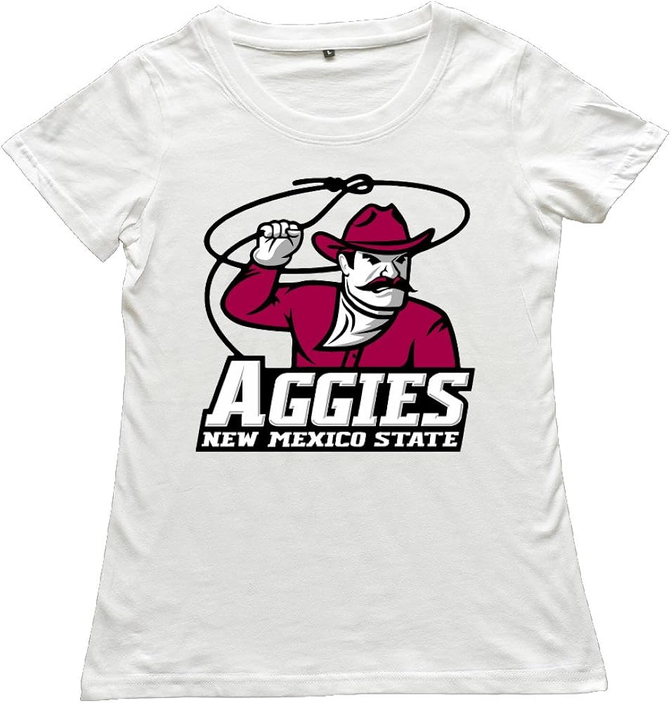 WG Women's Tshirt - Particular New Mexico State University NMSU Aggies White
