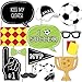 Big Dot of Happiness Goaaal - Soccer Photo Booth Props Kit - 20 Count