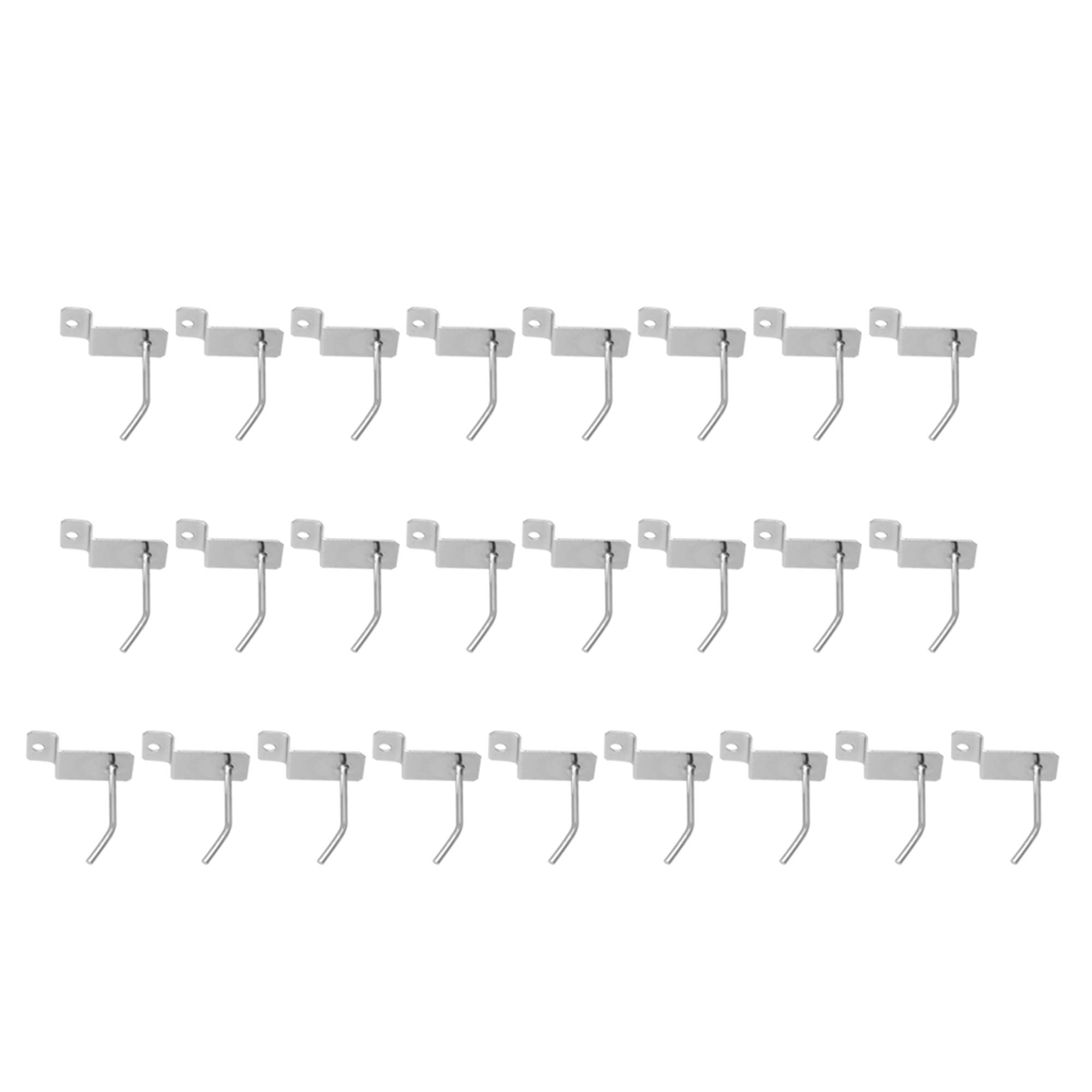 Mxfans 25x Slatwall Single Hook Pin Display Fitting Prong Hanger Shop 5cm Hook