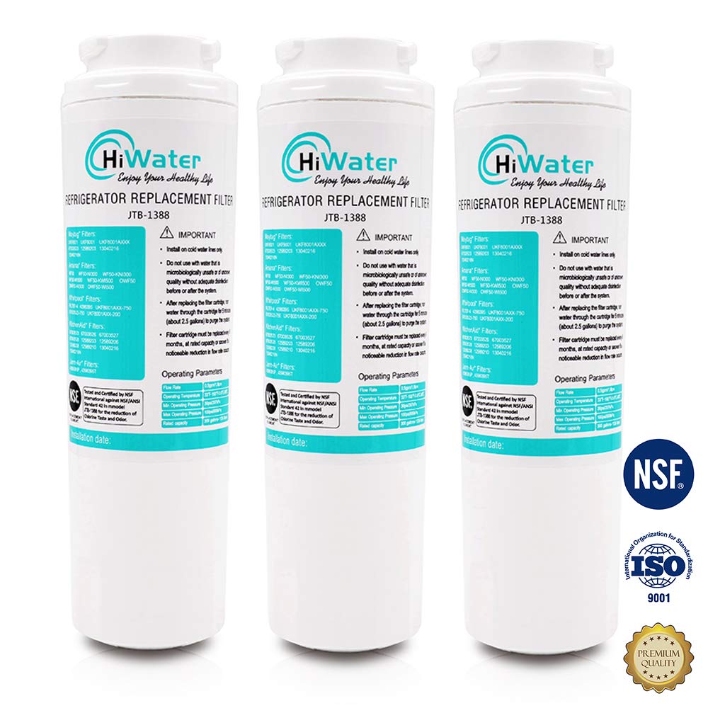 HiWater 4396395 Refrigerator Water Filter compatible for whirlpool