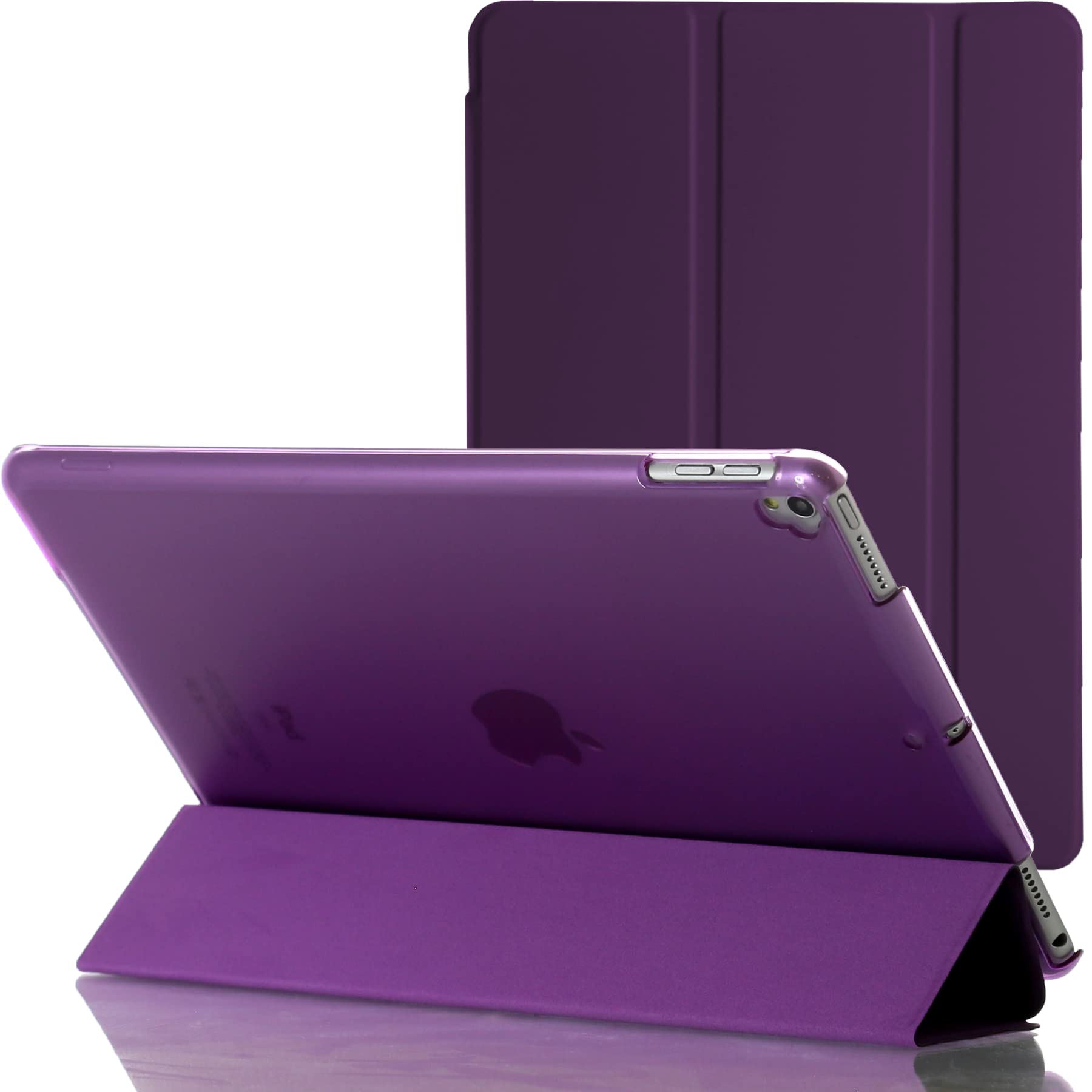 Smart Case For Apple iPad 10.2 7th Generation (Model A2200, A2198, A2232) Slim Smart Magnetic Stand Cover with Auto Wake/Sleep (Purple)