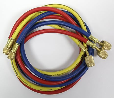 Imperial Tool 905MRS Charging Hose, Polar Shield, B, Y, R, 60 with Low Loss Fittings by Imperial Tool