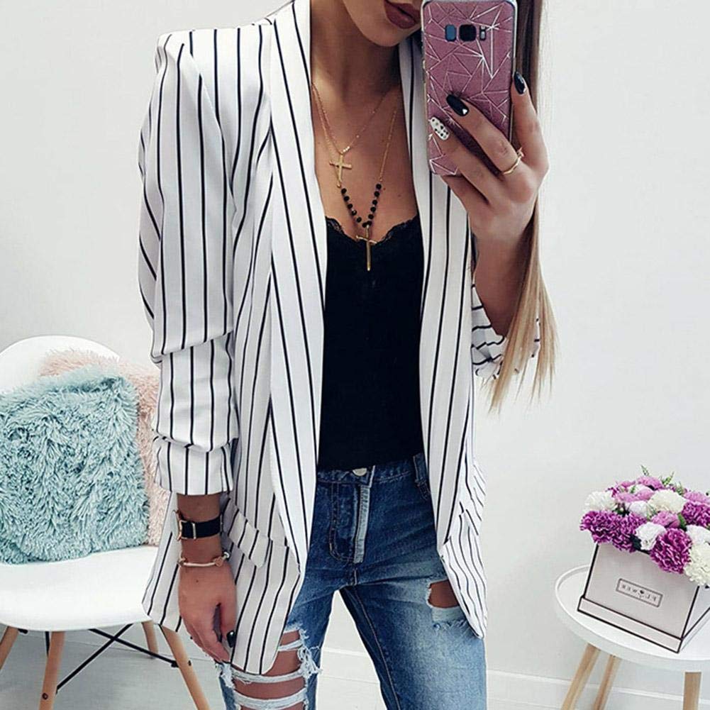 childplaymate european autumn women stripe casual office wear blazers cardigans jacket