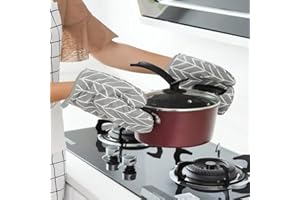 2pcs/Set, Oven Mitts, Pot Holders, BBQ Gloves, OvenGloves and Hot Pads with Recycled Filling, SiliconeNon-Slip Kitchen Gloves