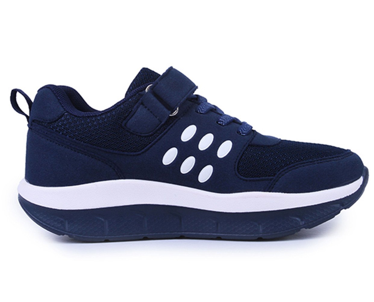 DADAWEN Women's Platform Wedges Tennis Walking Sneakers Comfortable Lightweight Casual Fitness Shoes - Image 4