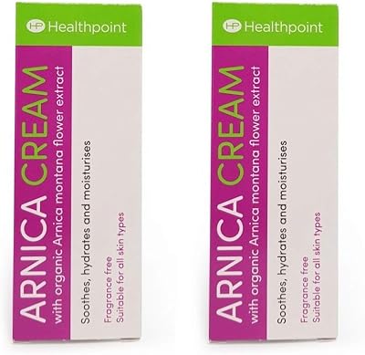 Healthpoint Arnica Cream Twin Pack with Arnica Montana Extract Almond Oil Cocoa