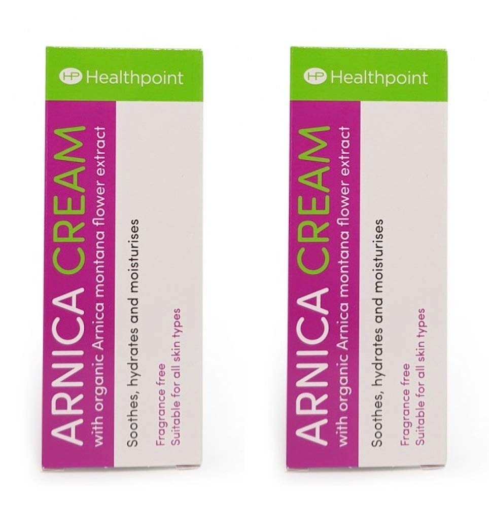 Healthpoint Arnica Cream With Organic Arnica Montana Flower Extract Almond Oil and Cocoa Butter (Twin Pack)