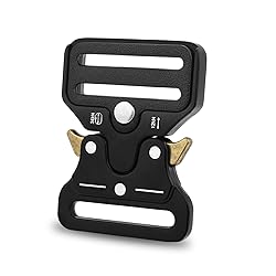 CooBigo 2 Pack Tactical Belt Buckles, 1-1/2" Heavy