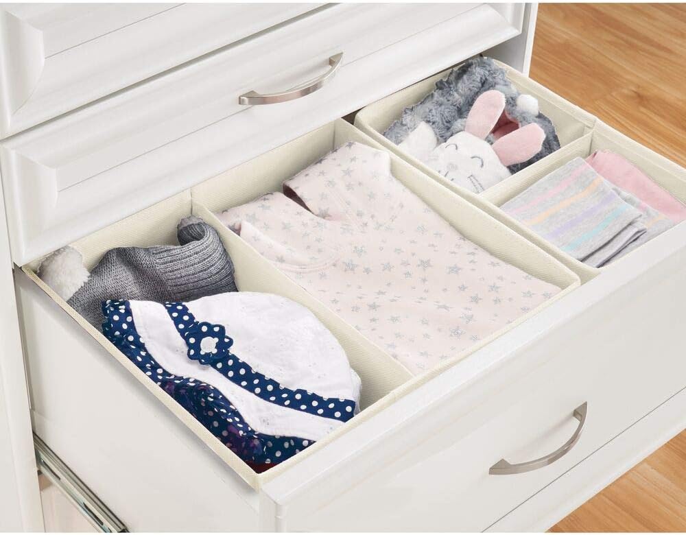 Aufbewahrungskörbe Weiss / Vertbaudet 2er-Set Aufbewahrungskörbe für