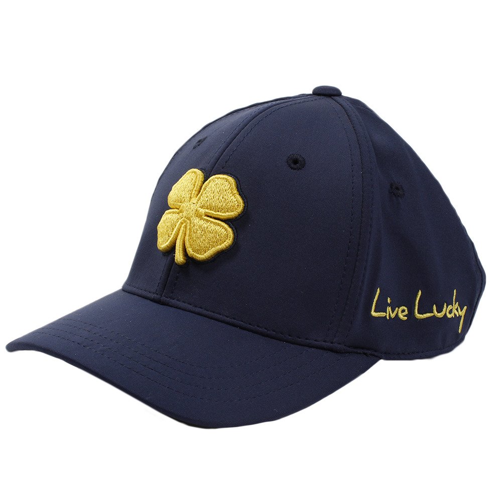 Black Clover Mens Premium Clover #14 Yellow Navy Navy Large X Large Fitted Hat 0