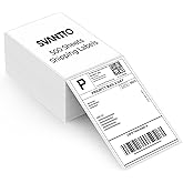 SVANTTO 4x6 Thermal Labels, Strong Adhesive and Perforated Shipping Labels, Thermal Printer Labels for Mailing Postage Address(500Pcs/Stack)