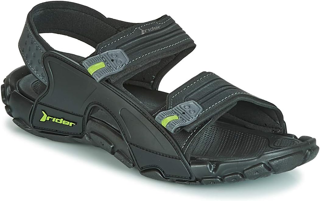 Men's Tender Textile Hook & Loop Sandal Black