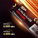 SP Silicon Power 4TB UD90 NVMe PCIe Gen4 M.2 SSD 5000/4500 MB/s view 5