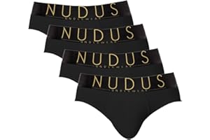NUDUS UNDERWEAR NUDUS Men's Cotton Underwear Pack of 4 Gift Box - Briefs - Trunks - Boxer Briefs