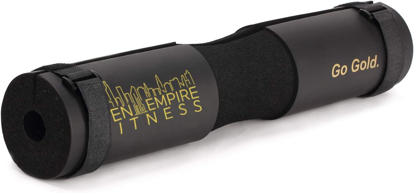 Gen Empire Fitness Squat Pad Barbell Pads - Includes Carrying Bag and Two Straps for Stability - Hip Thrusters Foam Squats Bar Neck Pad for Men and Women 2019 New : Sports & Outdoors