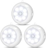BLS Motion Sensor Light Indoor 3 Pack AA Battery Powered 150 Lumen view 1
