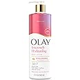 Olay Body Lotion for Women, Nourishing with Hyaluronic Acid Serum, Visibly Soften & Smooth Skin, 24hr Moisture & Hydration, F