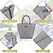BALORAY Lunch Bag Tote Bag Lunch Bags for Women Lunch Organizer Lunch Holder Lunch Container (G-199L Black)