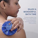 BEAUTAIL Silicone Body Scrubber Blue Exfoliating Shower Brush Hygienic view 6