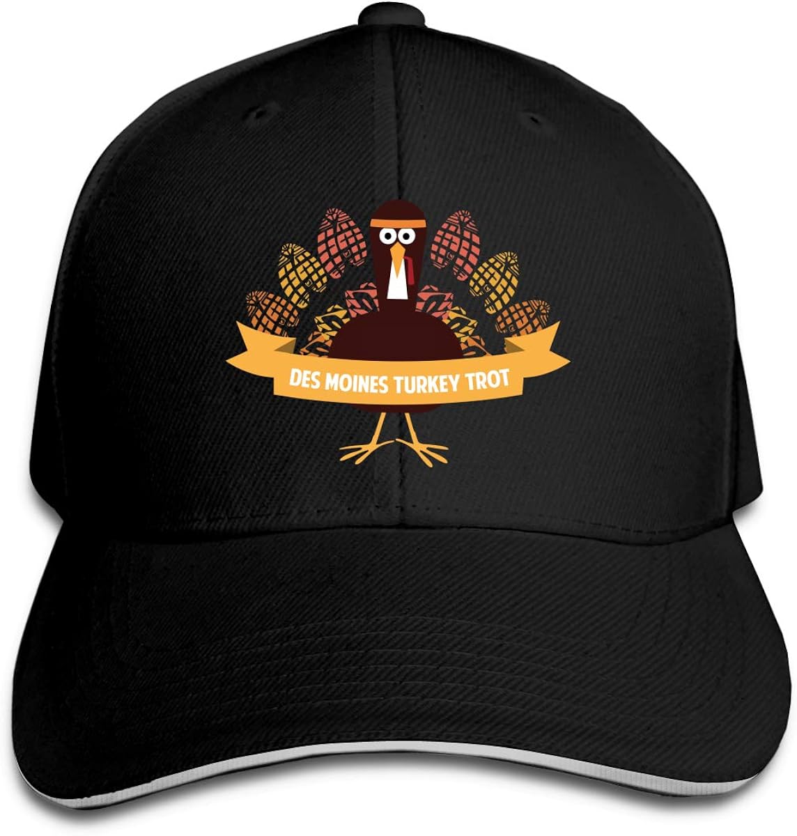 Thanksgiving Turkey Logo Classic Baseball Cap, Adjustable ...