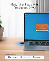 BrosTrend Wi-Fi 6 AX900 USB WiFi Dongle Dual Band 5GHz 600Mbps PC Laptop view 6