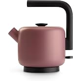 Fellow Clyde Electric Kettle 1.5 Liter - Fast Boil, Drip-Free Spout | Hot Water Tea Kettle for Tea &amp; Coffee, Stainless Steel Water Boiler, Auto Shut-Off, BPA Free, Cordless, Desert Rose