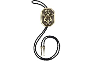 HLYMPONY Bolo Tie for Men Western Cowboy Cowgirl Vintage Native American Cross Bolo Tie for Women