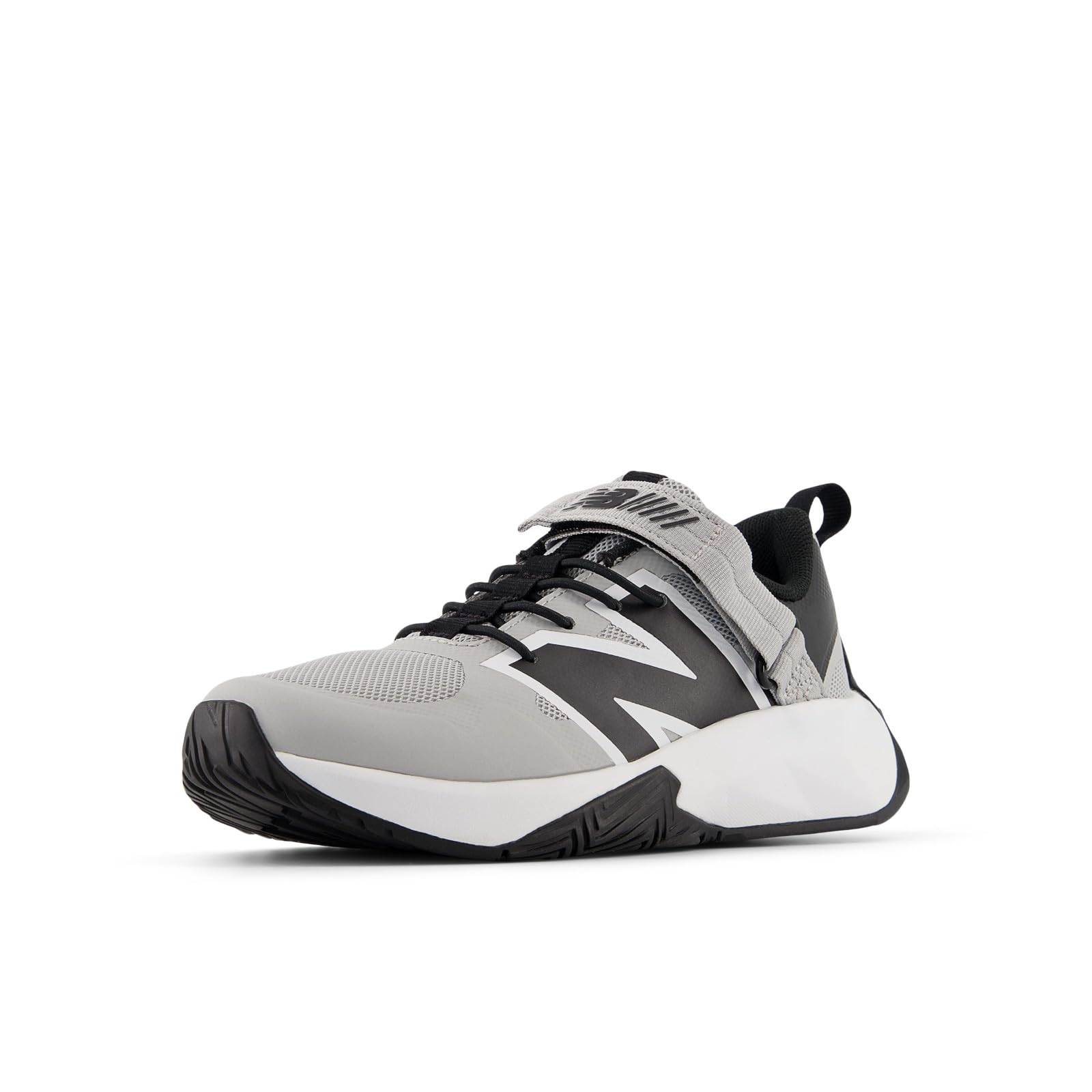 New Balance Kid’s FuelCell Play V1 Hook & Loop Running Shoe, Rain Cloud/5614 Black, 11.5 Little Kid