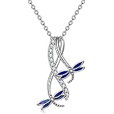 POPLYKE Cross Necklace for Women 925 Sterling Silver Cross Pendant Necklace Animal Jewelry Christmas Gifts for Women Mother Grandma