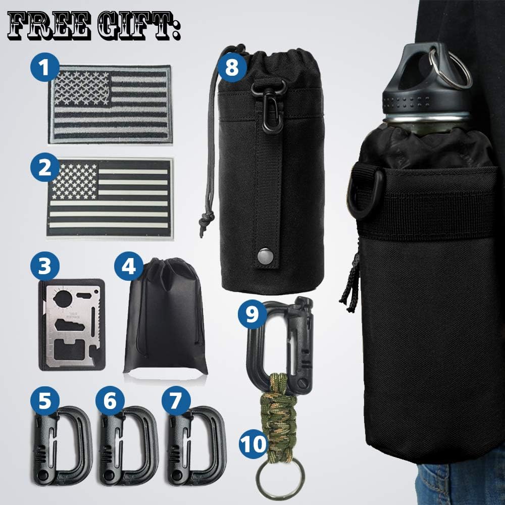 Monoki Military Tactical Backpack, Army 3 Day Assault Pack, 42L Molle Bag Rucksack : Clothing