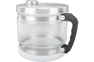 Fabater Glass Carafe, 1 Gallon / 4L Water Jar for Distiller, Replacement Collection Bottle, Compatible With Most Countertop Distillers, Storage for Juice