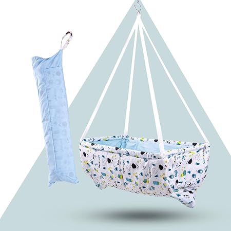 hanging cradle with mosquito net