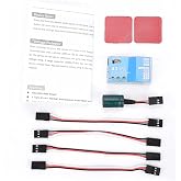 GBSCLOVER Flight Controller Stabilizer, F50A 3-Axle Gyro A3 V2 Airplane Gyro Stabilizers, Multifunctional Flights Controller System for RC Fixed Wing Airplane, Metal
