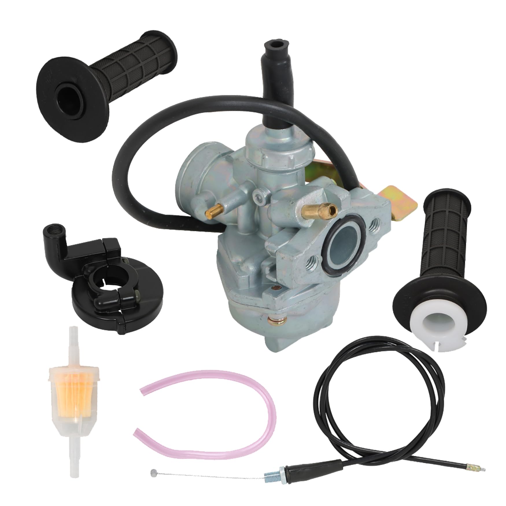 Photo 1 of WFLNHB Carburetor and 7/8" Handle Grip Bar and Throttle Cable Replacement for Honda CRF50F Z50R XR50R Z50 Z50A 1972-2009
